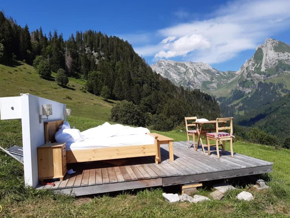 Ferienwohnung Haus Am Bach In Toggenburg Вилдхаус Екстериор снимка